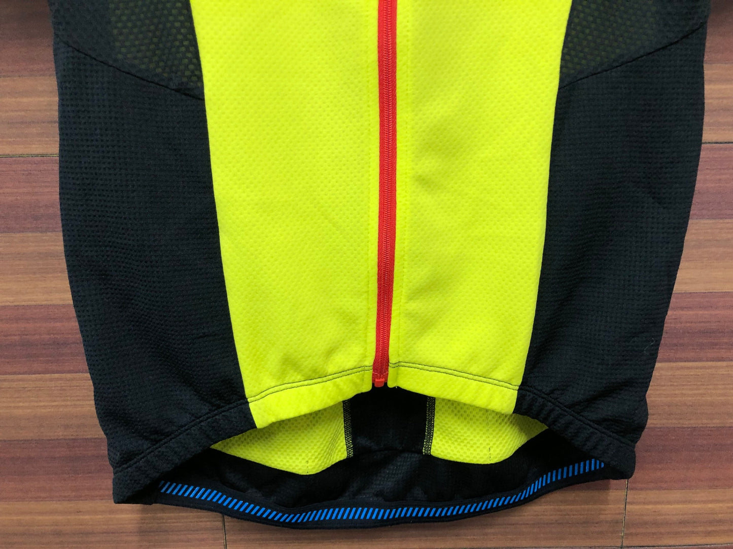 IO878 シマノ SHIMANO 半袖 サイクルジャージ 黒黄 M