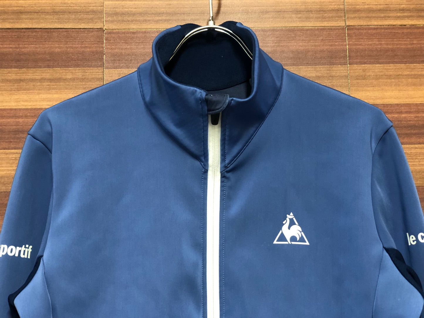 IL209 ルコックスポルティフ le coq sportif 長袖 サイクルジャケット 青 M 裏起毛