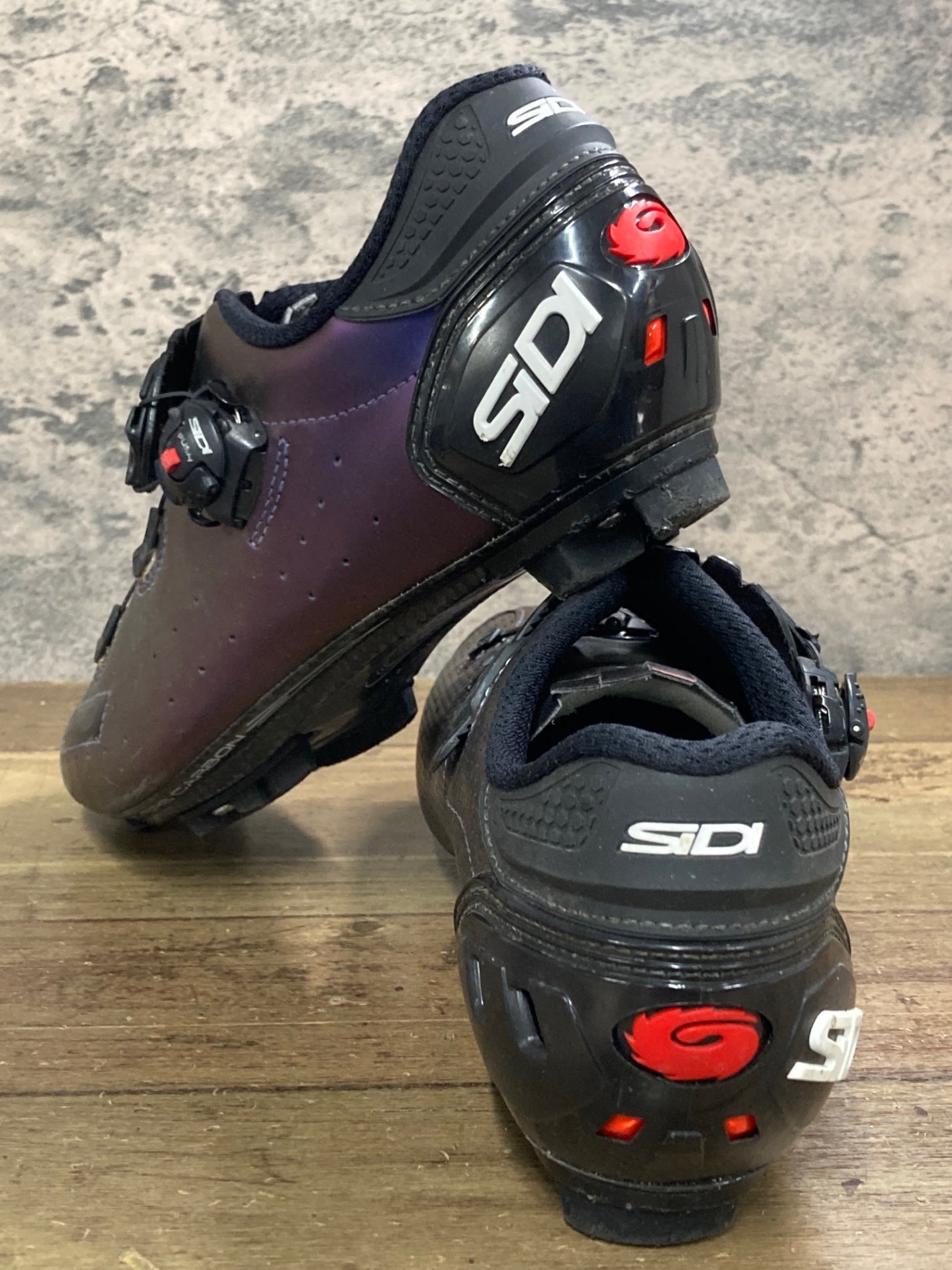 IY843 シディ SIDI MTB CAPE ビンディングシューズ 紫 EU42 SPD