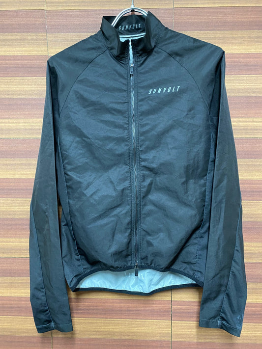 IN564 サンボルト SUNVOLT 長袖 ウィンドブレーカー 黒 S