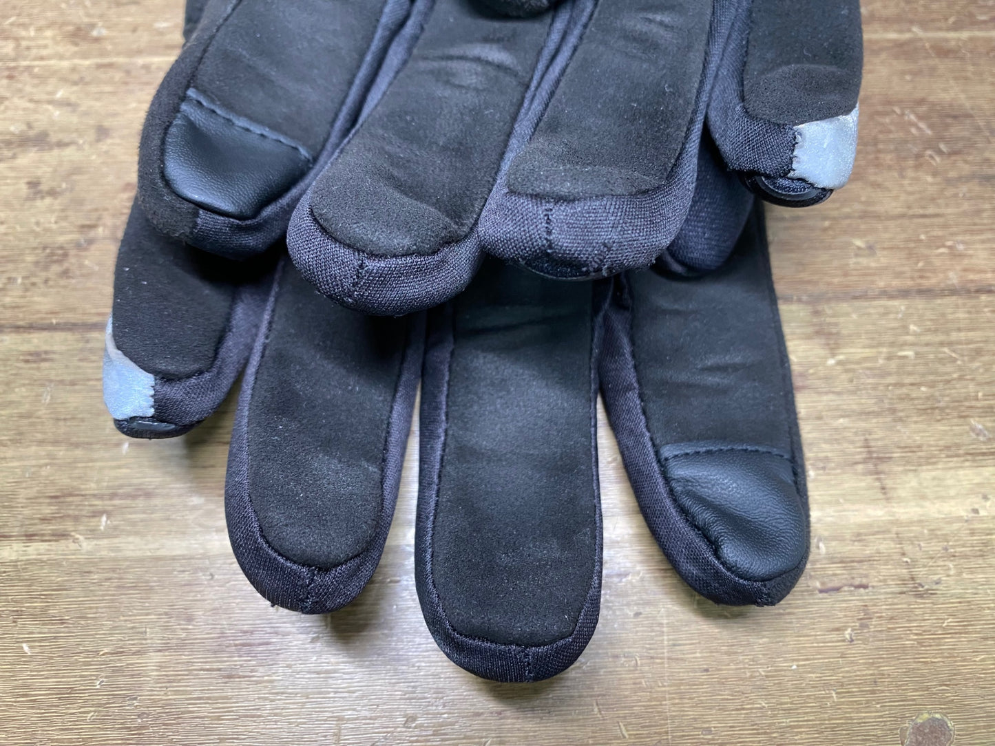 JB349 シマノ SHIMANO 長指 グローブ 黒 M METALLIC THERMAL TECH 厚手