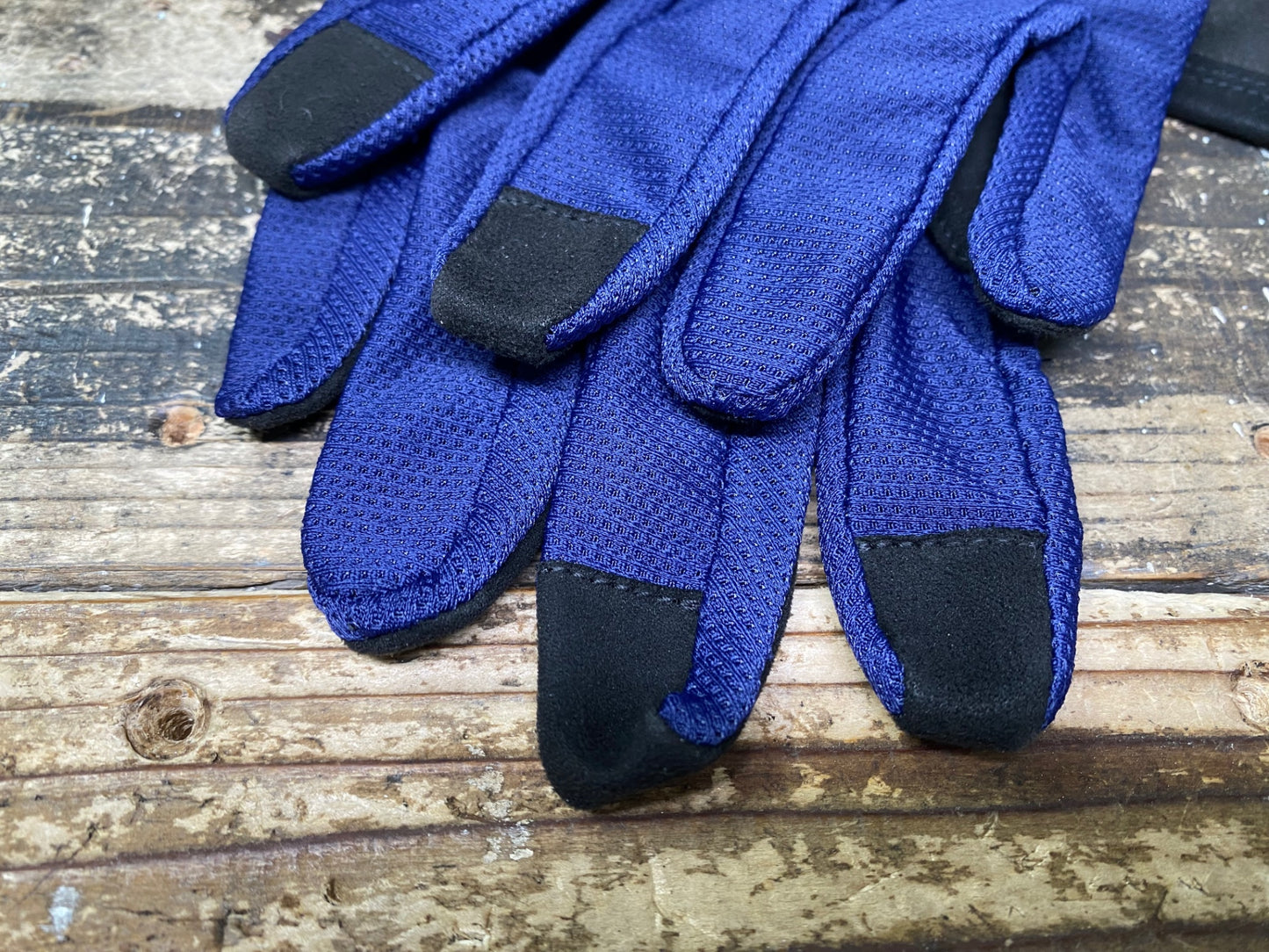 JB099 ラファ Rapha EXPLORE GLOVES 長指 グローブ 紺 黒 L