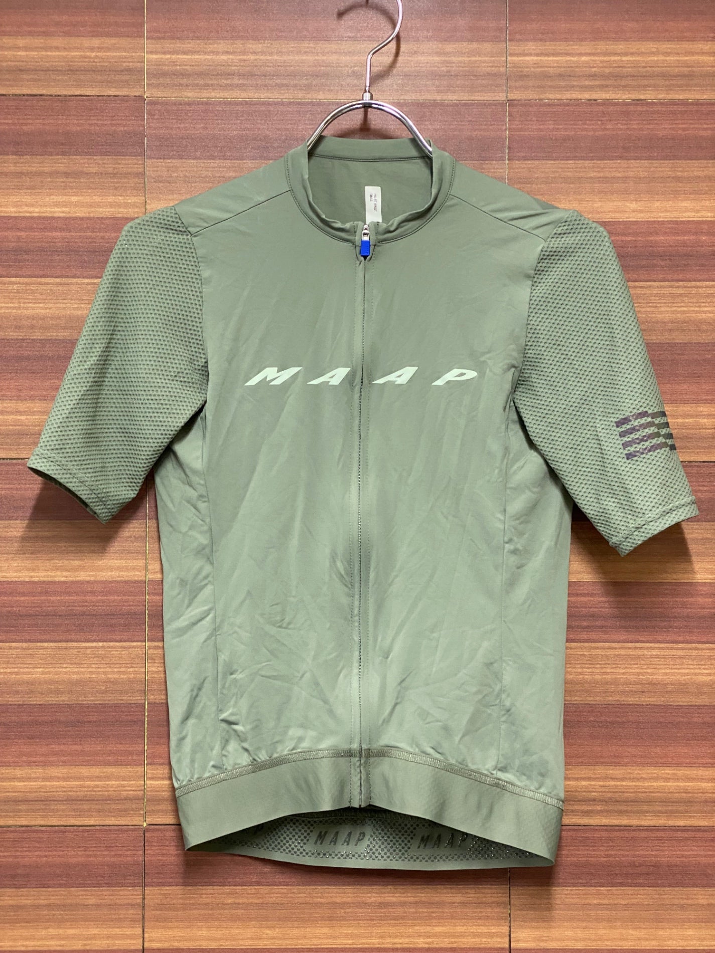 IH948 マープ MAAP PRO FIT JERSEY 半袖 サイクルジャージ S オリーブ