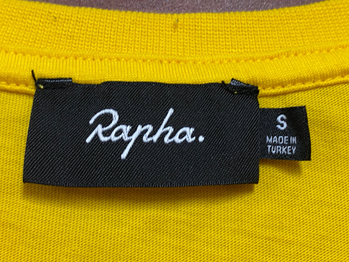 IU450 ラファ Rapha FRANCE T-SHIRT 半袖 Tシャツ 黄 S