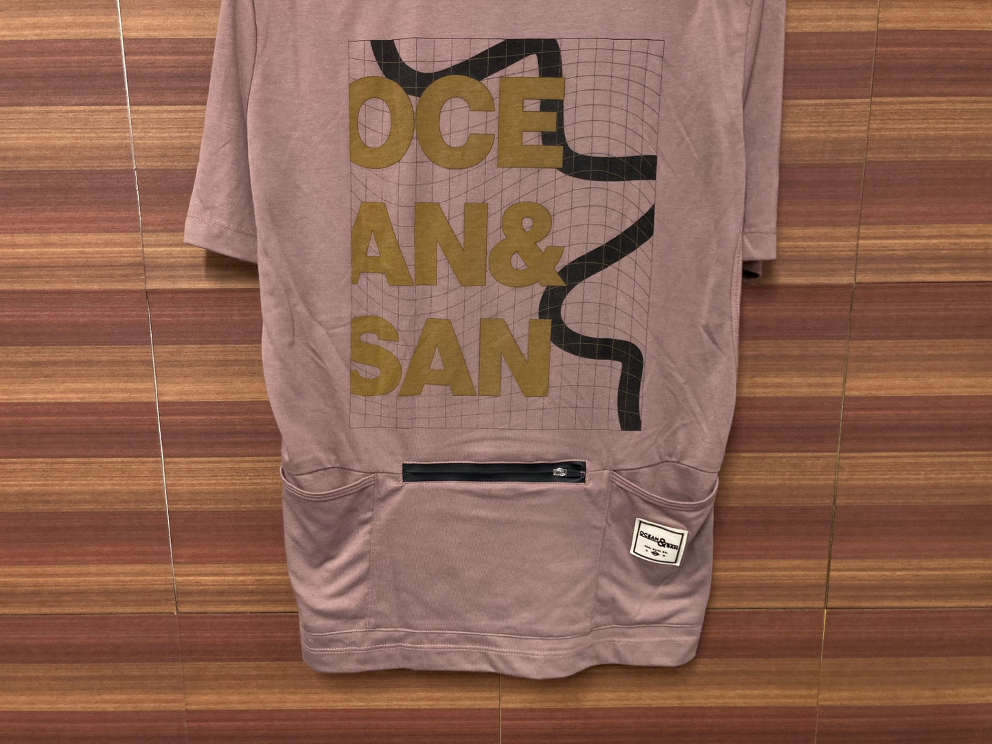 IM063 OCEAN & SAN all day shirts 半袖Tシャツ ピンク 一部穴