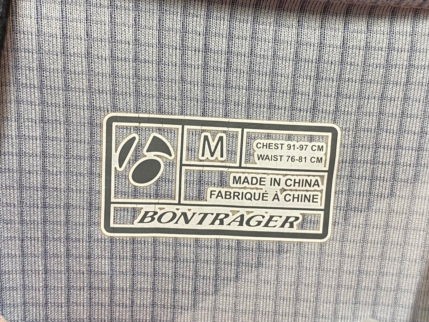 JC779 ボントレガー BONTRAGER 半袖 サイクルジャージ 黒 M ※ほつれ