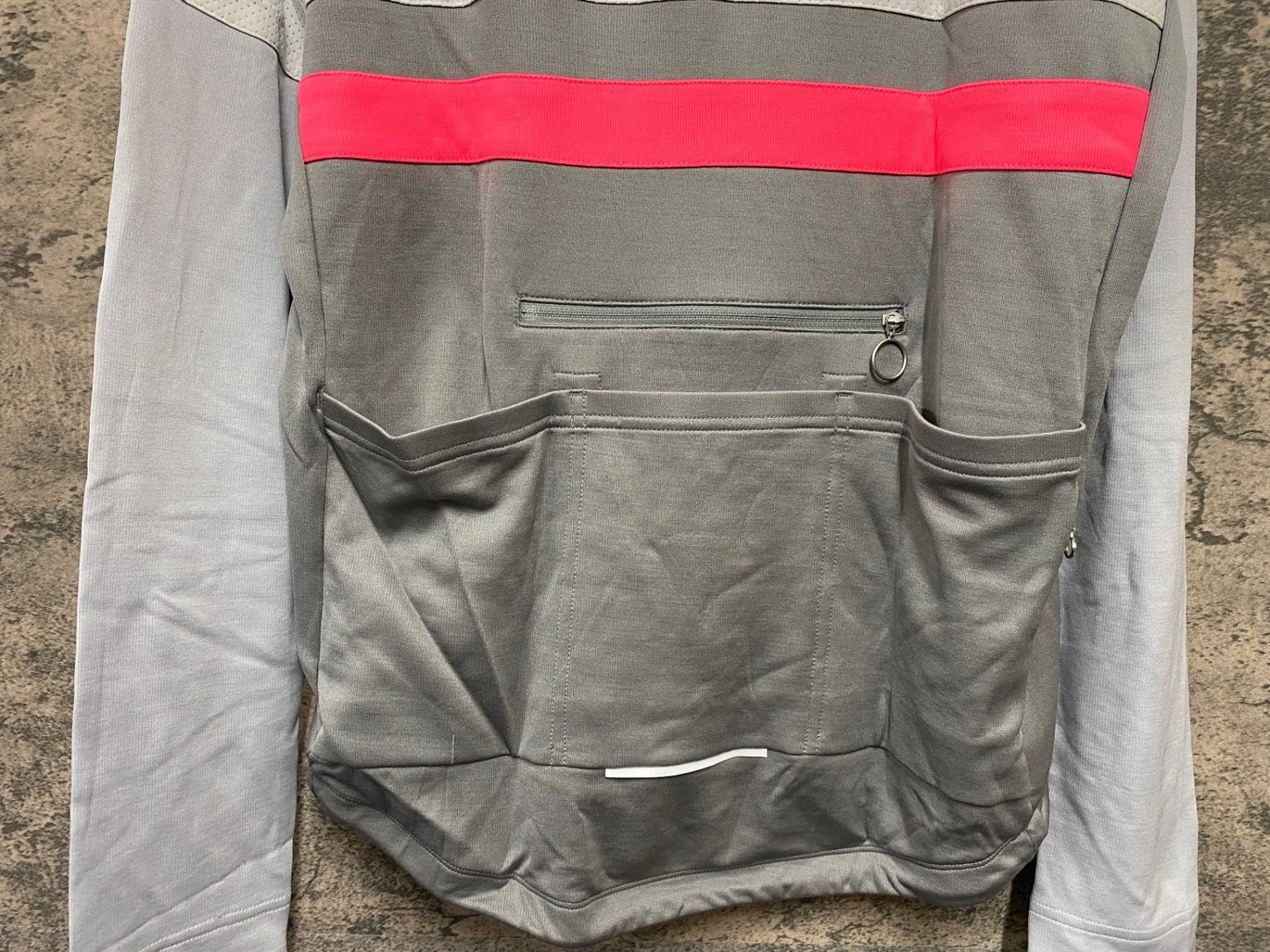 JB040 ラファ Rapha BREVET LONG SLEEVE JERSEY 長袖 サイクルジャージ グレー L