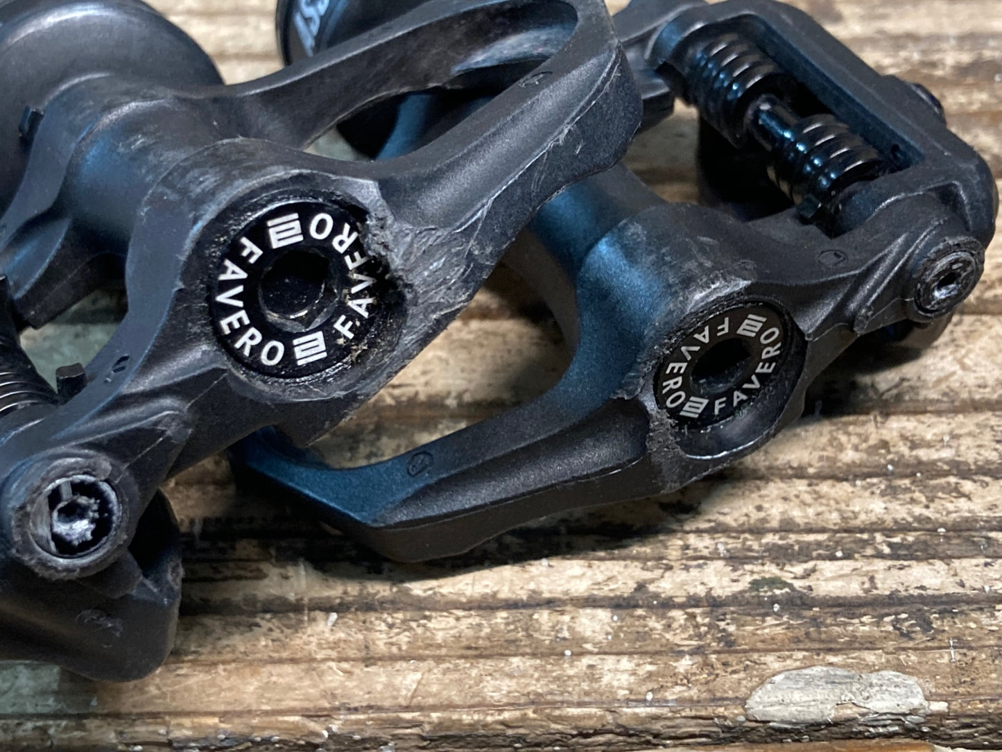 IY978 ファヴェロ favero アシオマ ASSIOMA DUO パワーメーター ビンディングペダル 黒 接続確認済