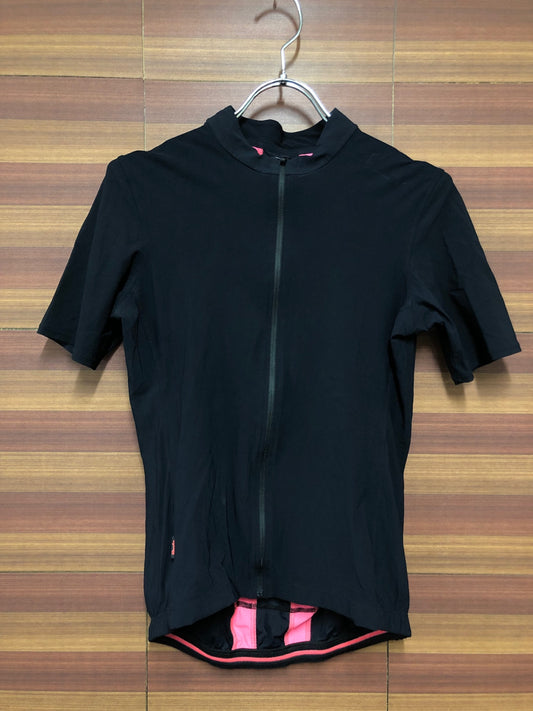 IM295 ラファ Rapha WOMEN'S SOUPLESSE JERSEY 半袖 サイクルジャージ 黒 L レディース