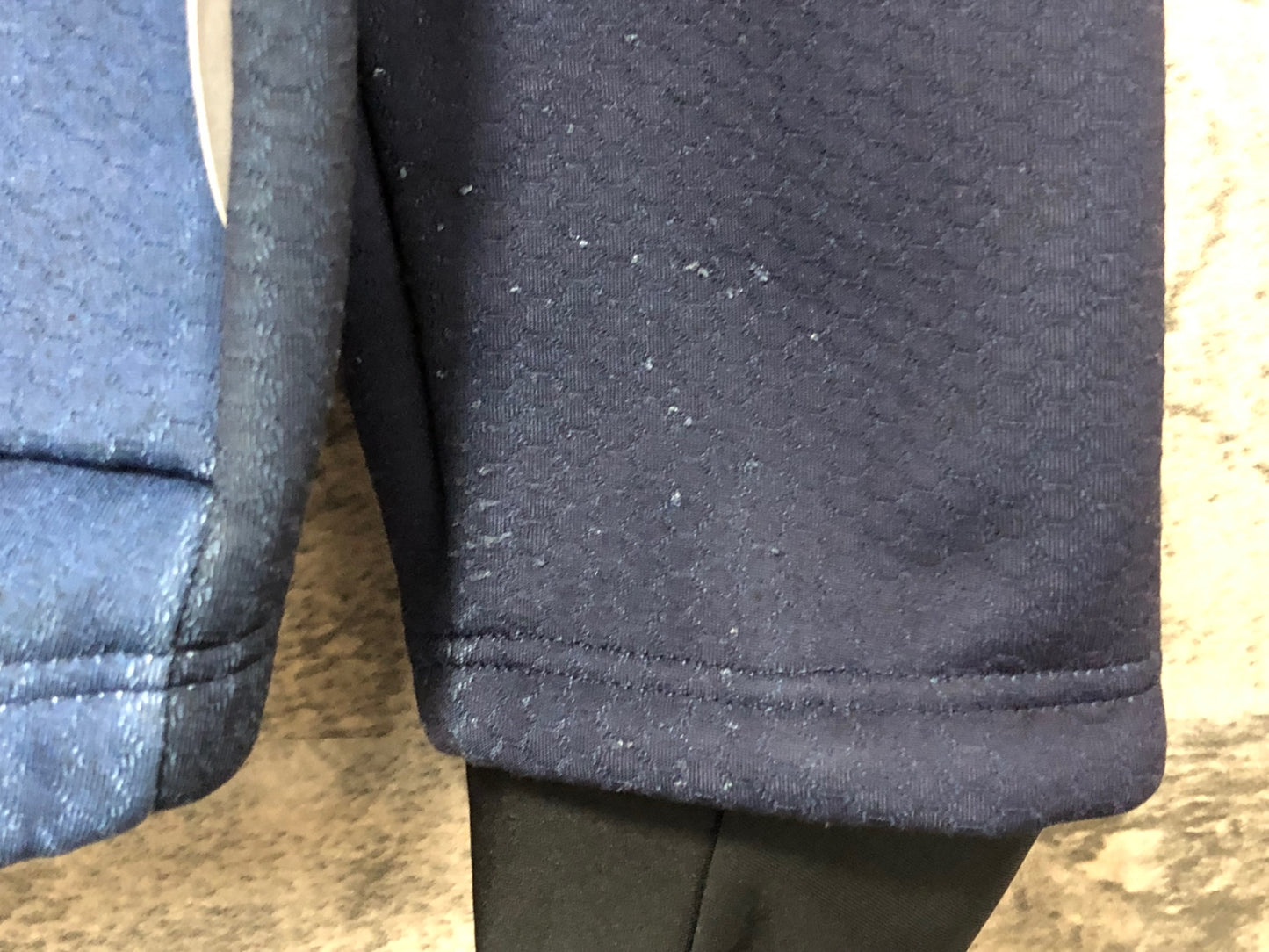 IY748 カペルミュール KAPELMUUR 長袖 サイクルジャケット ネイビー S 裏起毛