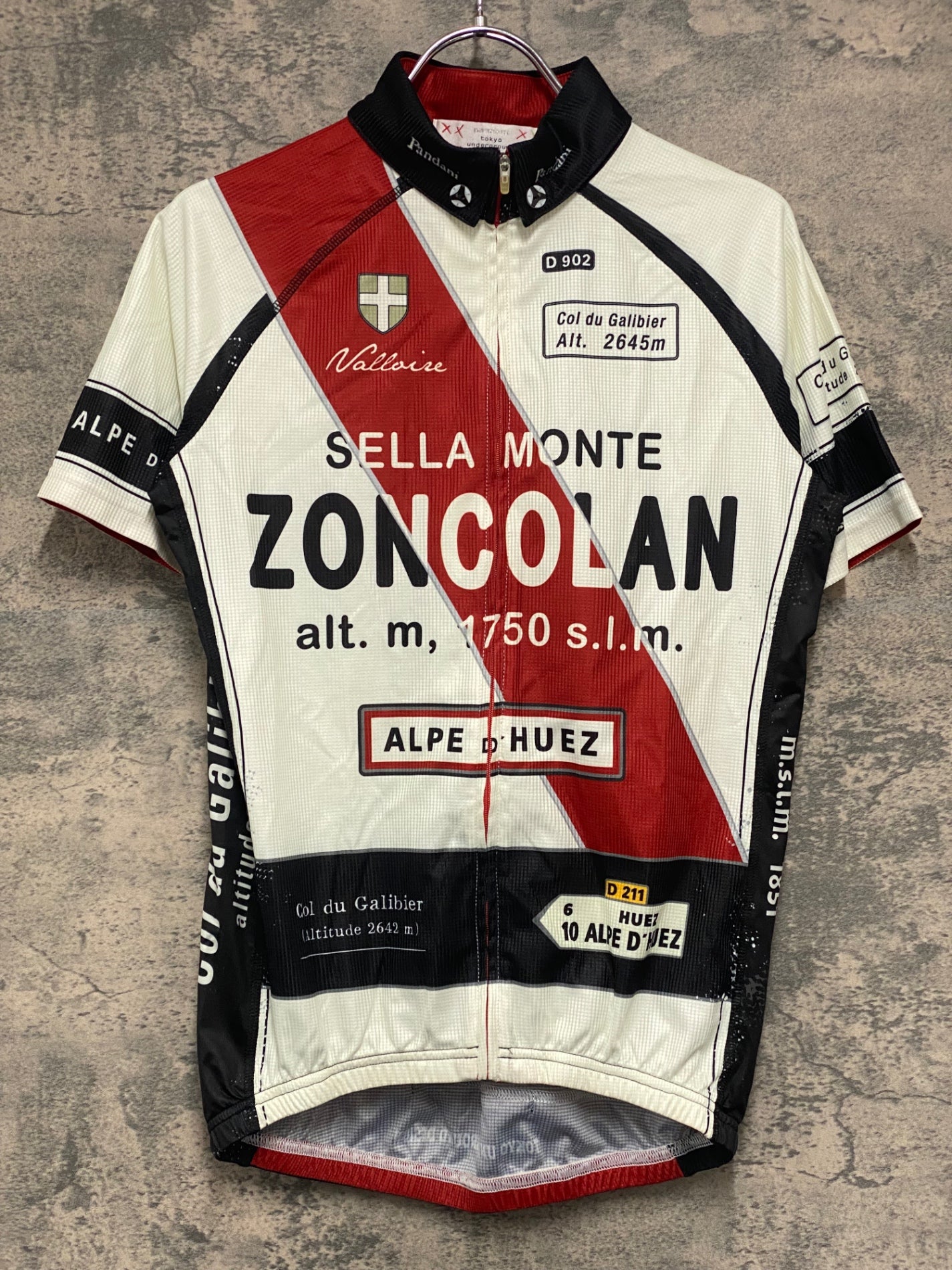 IZ860 パンダーニ Pandani TOKYO UNDERGROUND DESIGN 半袖 サイクルジャージ 白 Ｍ