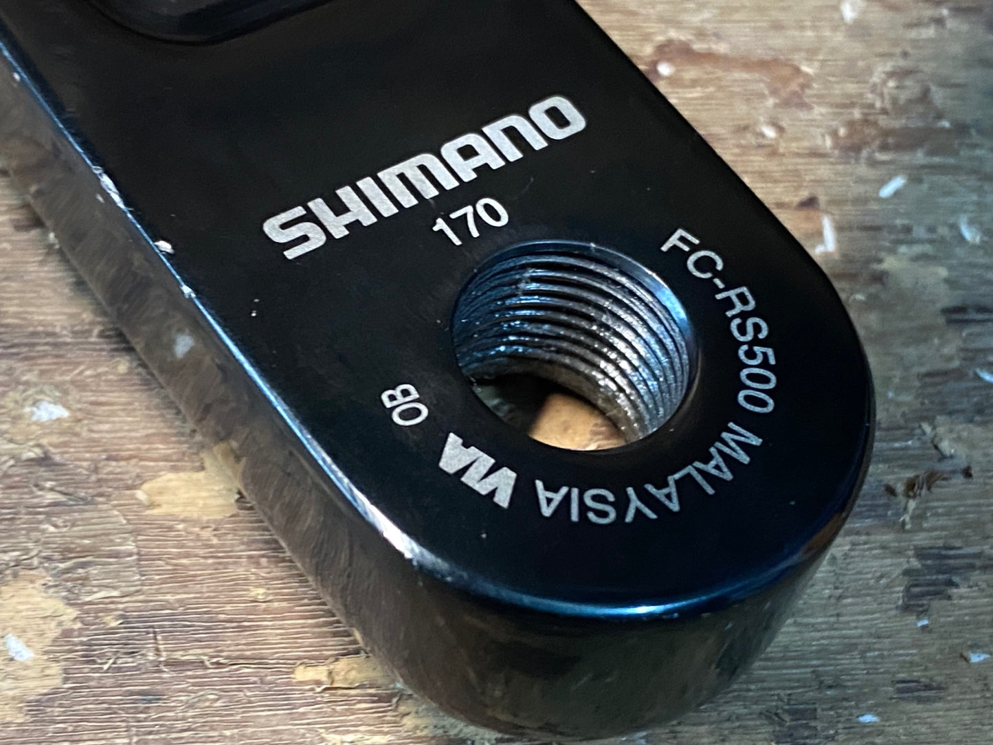 II898 シマノ SHIMANO FC-RS500 クランクセット 50/34T 170mm ※クランク取付ボルト欠品