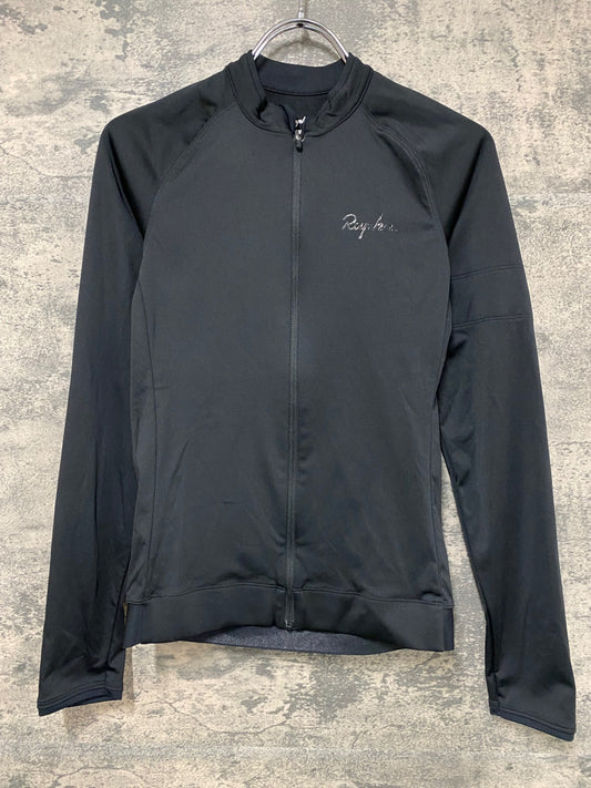 IY255 ラファ Rapha WOMEN'S CORE LONG SLEEVE JERSEY 長袖 サイクルジャージ 黒 XS 裏起毛 レディース