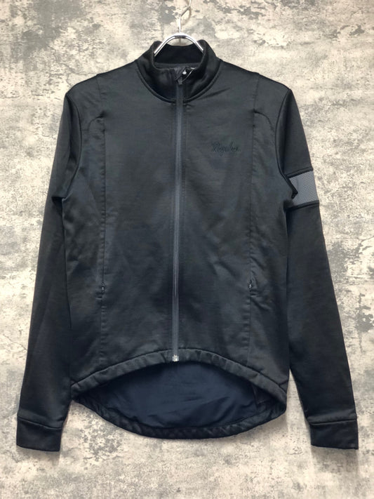 JB825 ラファ Rapha MEN'S LS CLASSIC WINTER JERSEY 長袖 サイクルジャケット 黒 M 裏起毛 ※日焼け大