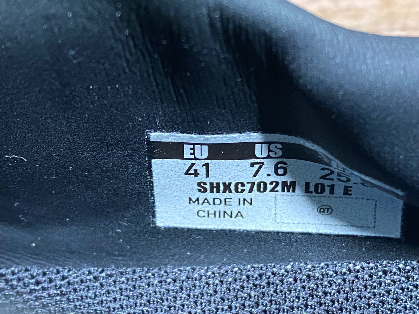 IO387 シマノ SHIMANO XC7 SHXC702M ビンディングシューズ 黒 EU41 SPD