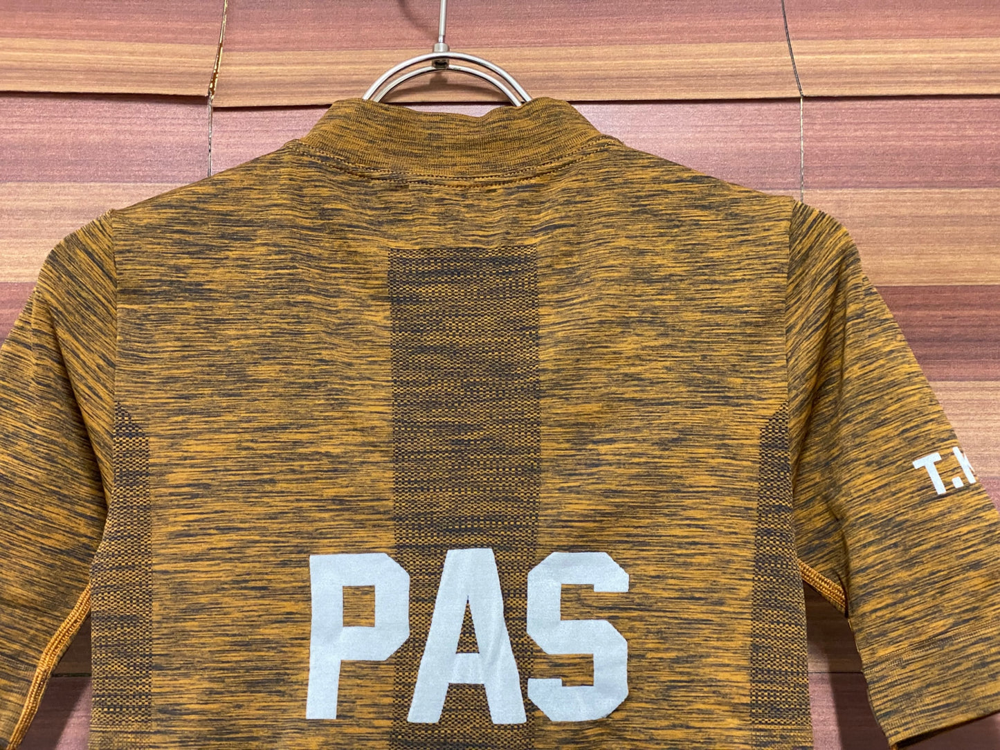 IV056 パスノーマルスタジオ PAS NORMAL STUDIOS T.K.O Knit Jersey 半袖サイクルジャージ オレンジ SM