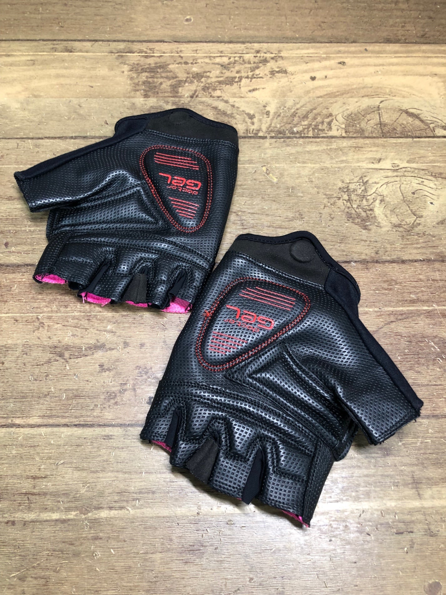 JB352 グリップグラブ GripGrab 指切り グローブ ピンク 黒 M