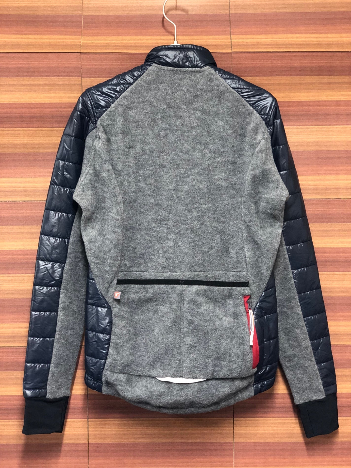 IQ823 カフェドシクリステ CAFE DU CYCLISTE Albertine Man 長袖 サイクルジャケット 紺 グレー XS