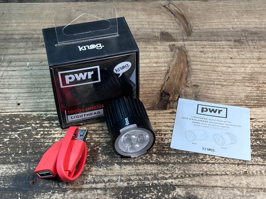 IR305 ノグ knog pwr LIGHTHEAD 1000 フロント ライトヘッド