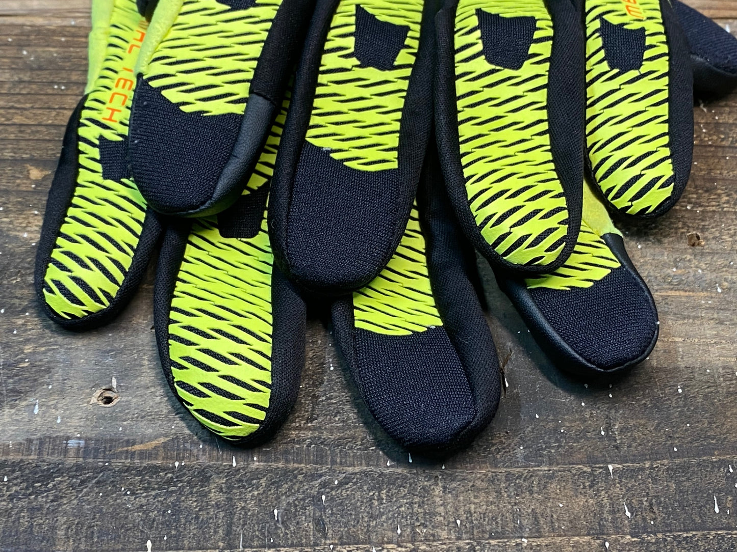 IN991 シマノ SHIMANO 長指 サイクルグローブ 黄色 黒 M