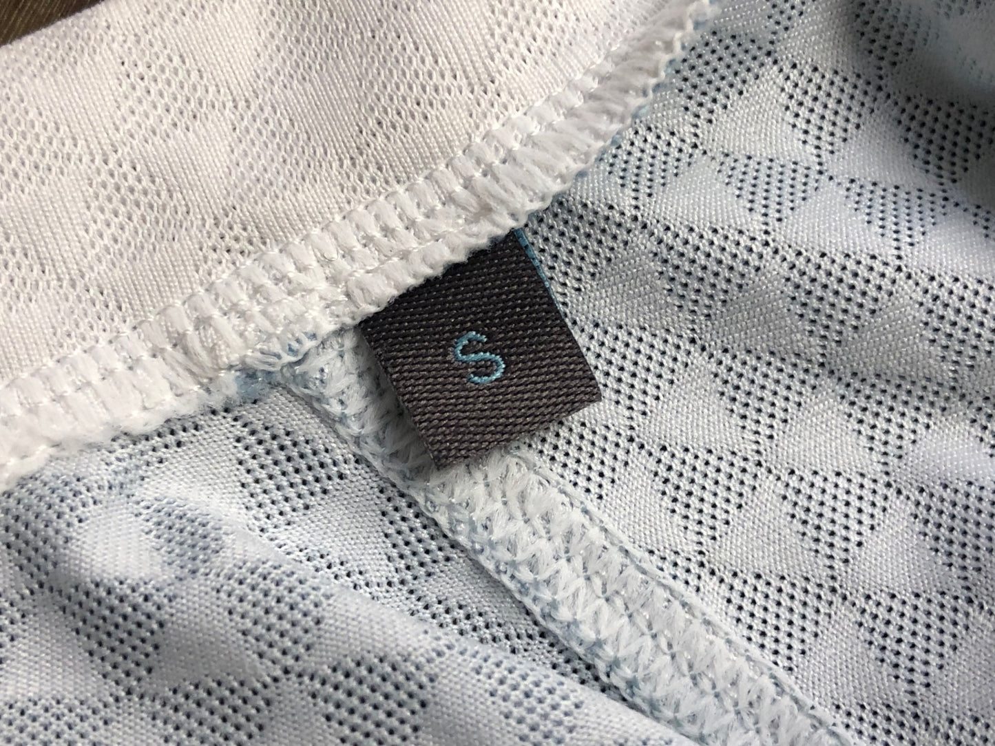 IX104 カフェドシクリステ Cafe du Cycliste Micheline man 半袖 サイクルジャージ 水色 白 S