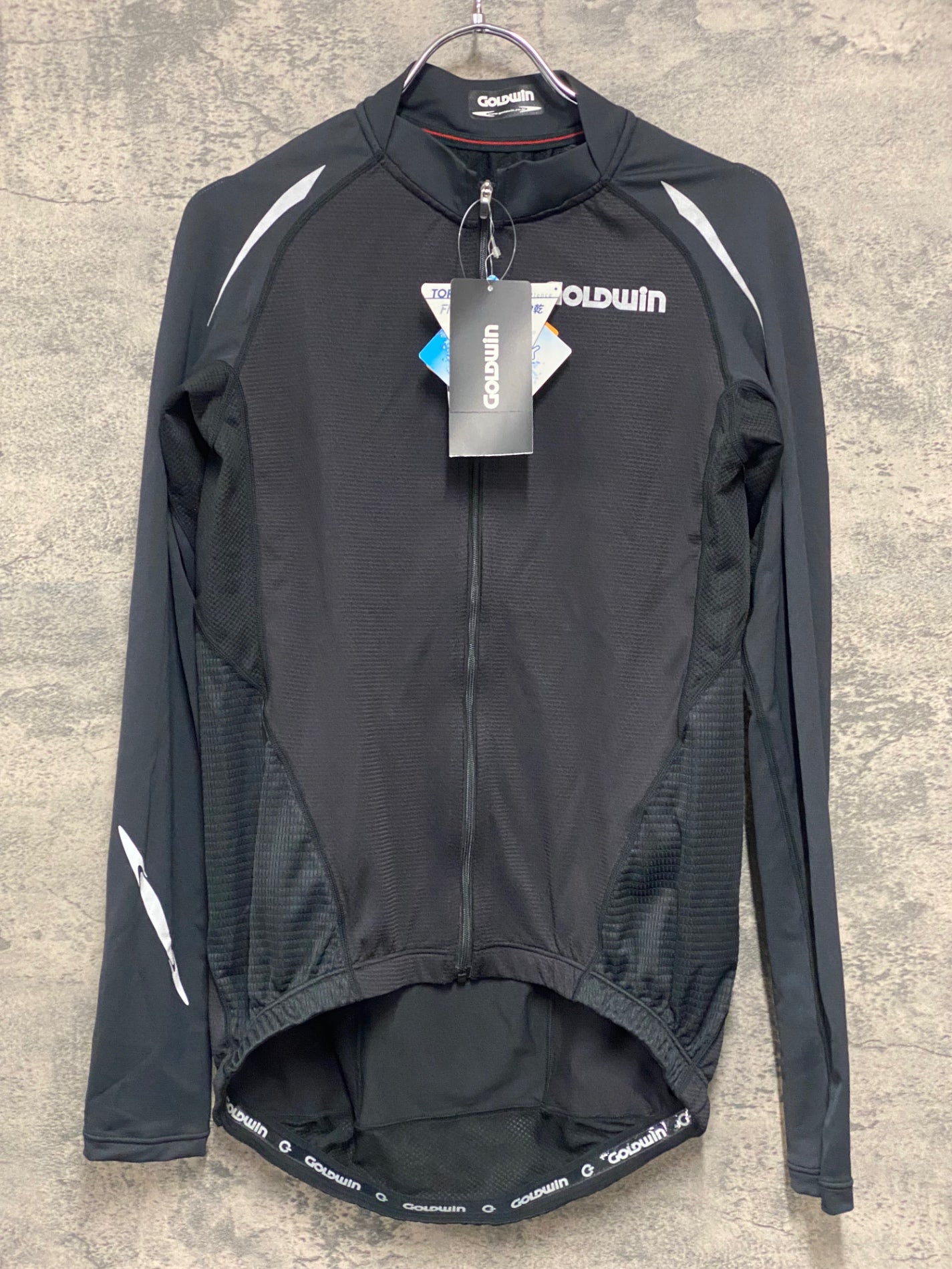 JA927 ゴールドウィン GOLDWIN 長袖 サイクルジャージ 黒 L