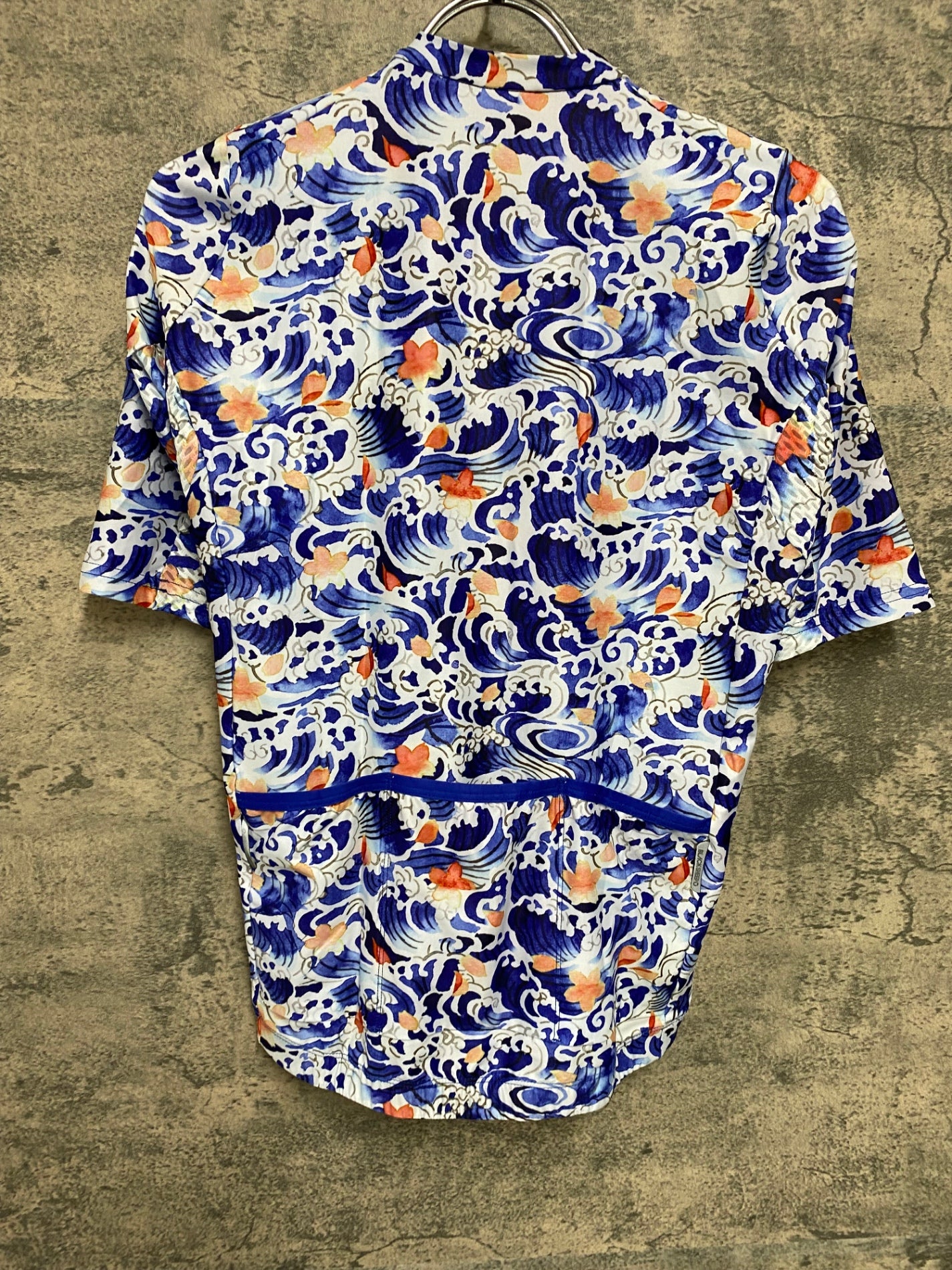 JB511 ブラックシープ BLACK SHEEP 半袖 サイクルジャージ 青 白 M JAPAN