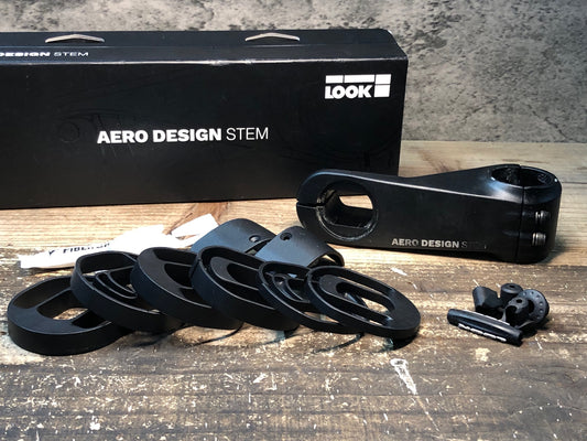 IM693 ルック LOOK ADS アルミステム 黒 Φ31.8 90mm スペーサー付属