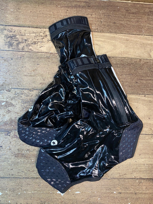 IO185 アソス assos rainBootie シューズカバー 黒 SIZEⅡ