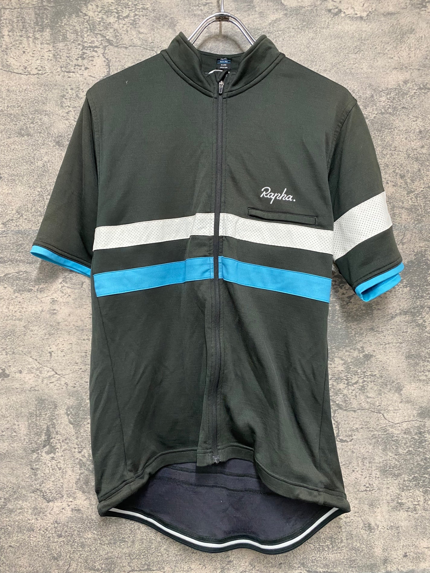 IW906 ラファ Rapha TRAINING BREVET JERSEY 半袖 サイクルジャージ 黒 XXL TEAM Sky