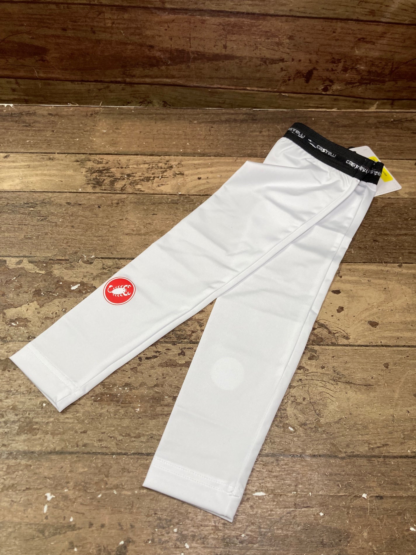 IL285 カステリ CASTELLI UPF 50 + LIGHT ARM SLEEVES アームカバー 白 S