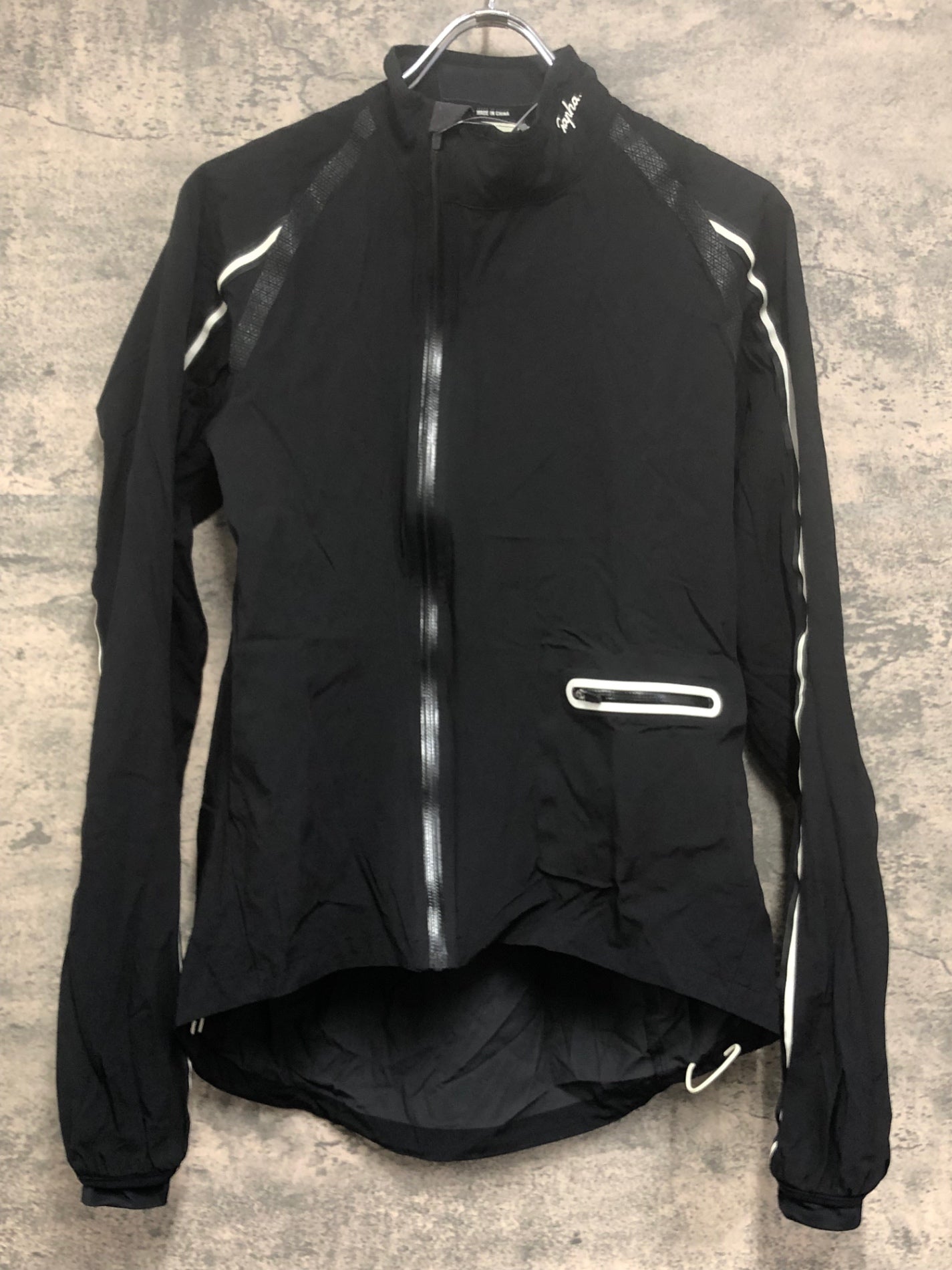 IX167 ラファ Rapha CLASSIC WIND JACKET 長袖 サイクルジャケット 黒 M