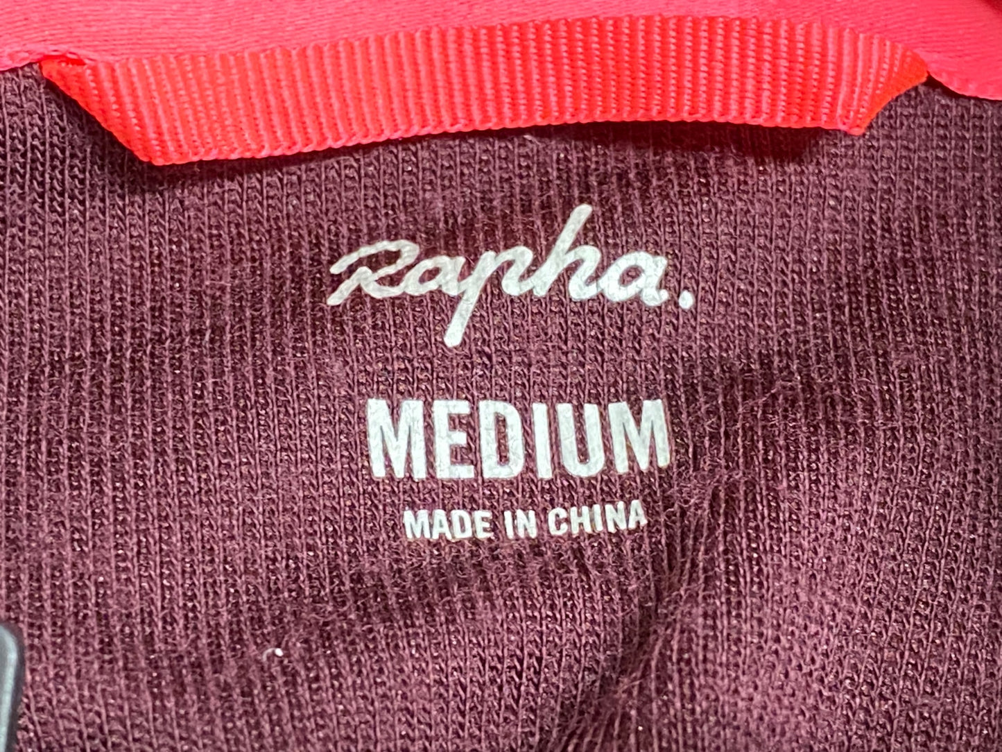 JC614 ラファ Rapha SHORT SLEEVE BREVET JERSEY 半袖 サイクルジャージ バーガンディ M