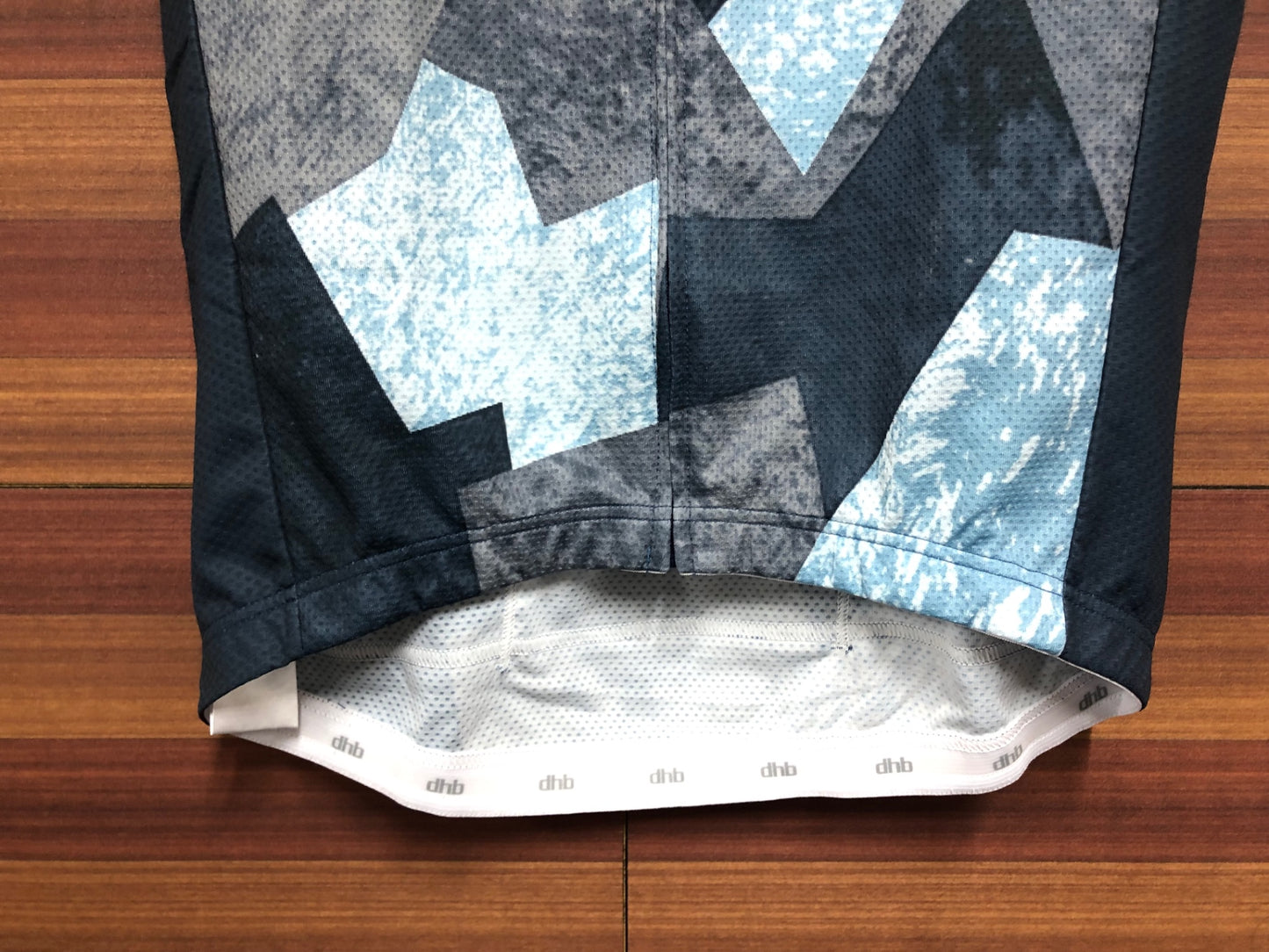 IM968 dhb 半袖 サイクルジャージ 紺 水 グレー S