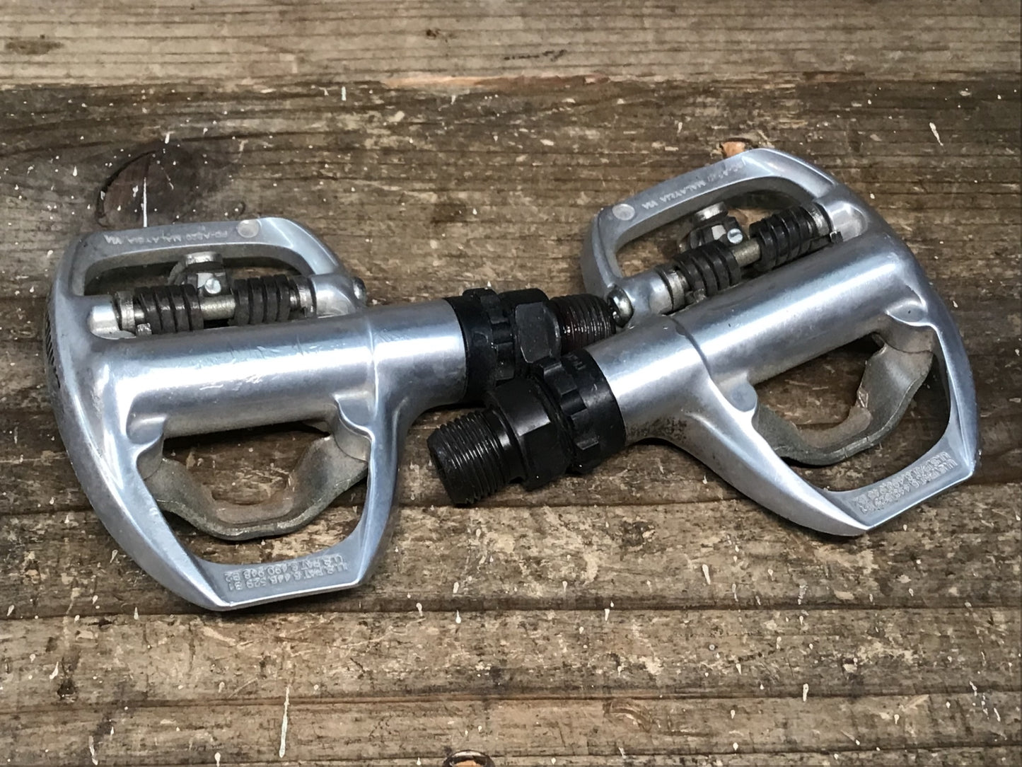 IS489 シマノ SHIMANO PD-A520 ビンディングペダル SPD ※ガリ傷アリ