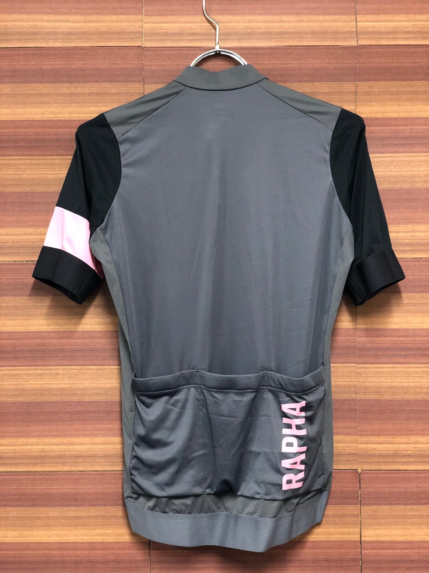 IM237 ラファ Rapha PRO TEAM LONG SLEEVE COLOURBURN THERMAL JERSEY 長袖 サイクルジャージ 黒 グレー S