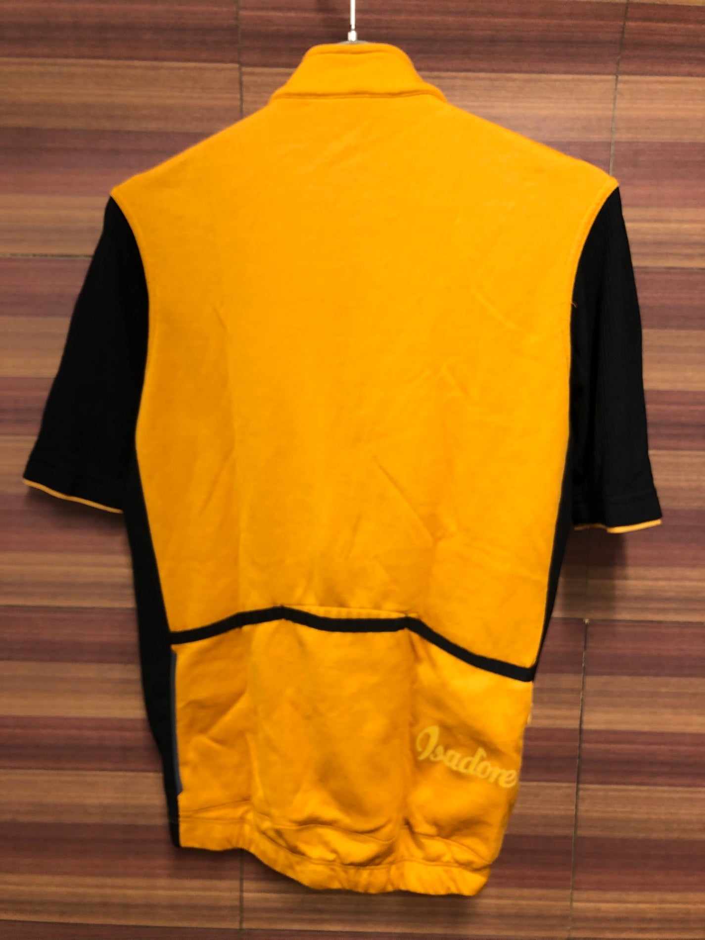 IQ737 イザドア Isadore 半袖 サイクルジャージ オレンジ XS ※脇下毛玉