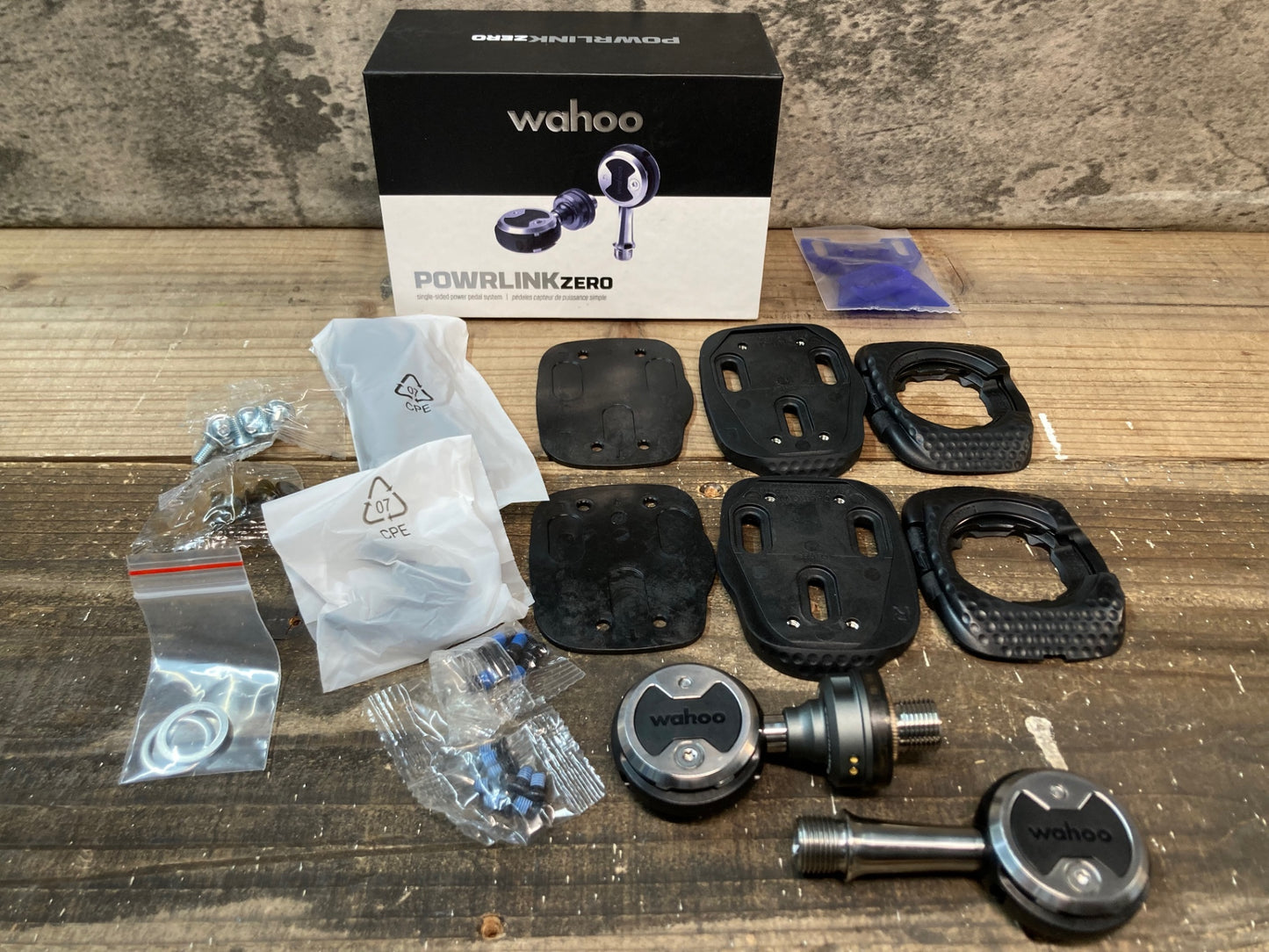 IR317 ワフー WAHOO パワーリンク POWERLINK ZERO single パワーメーター ビンディングペダル 55mm