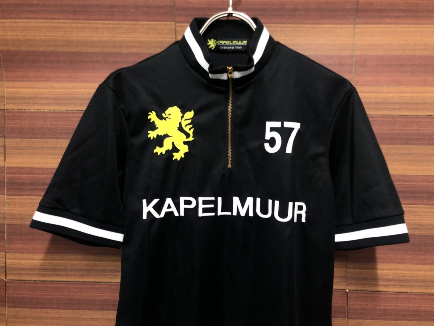 IQ447 カペルミュール KAPELMUUR 半袖 サイクルジャージ 黒 Mサイズ