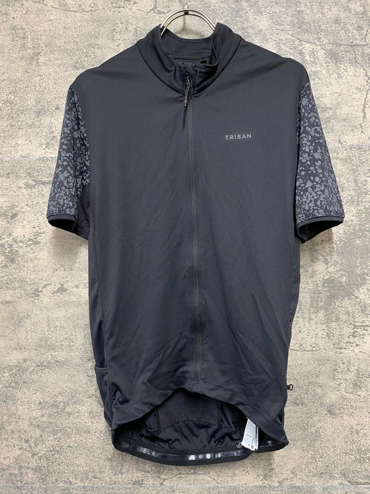 JB783 トリバン TRIBAN 半袖 サイクルジャージ 黒 M