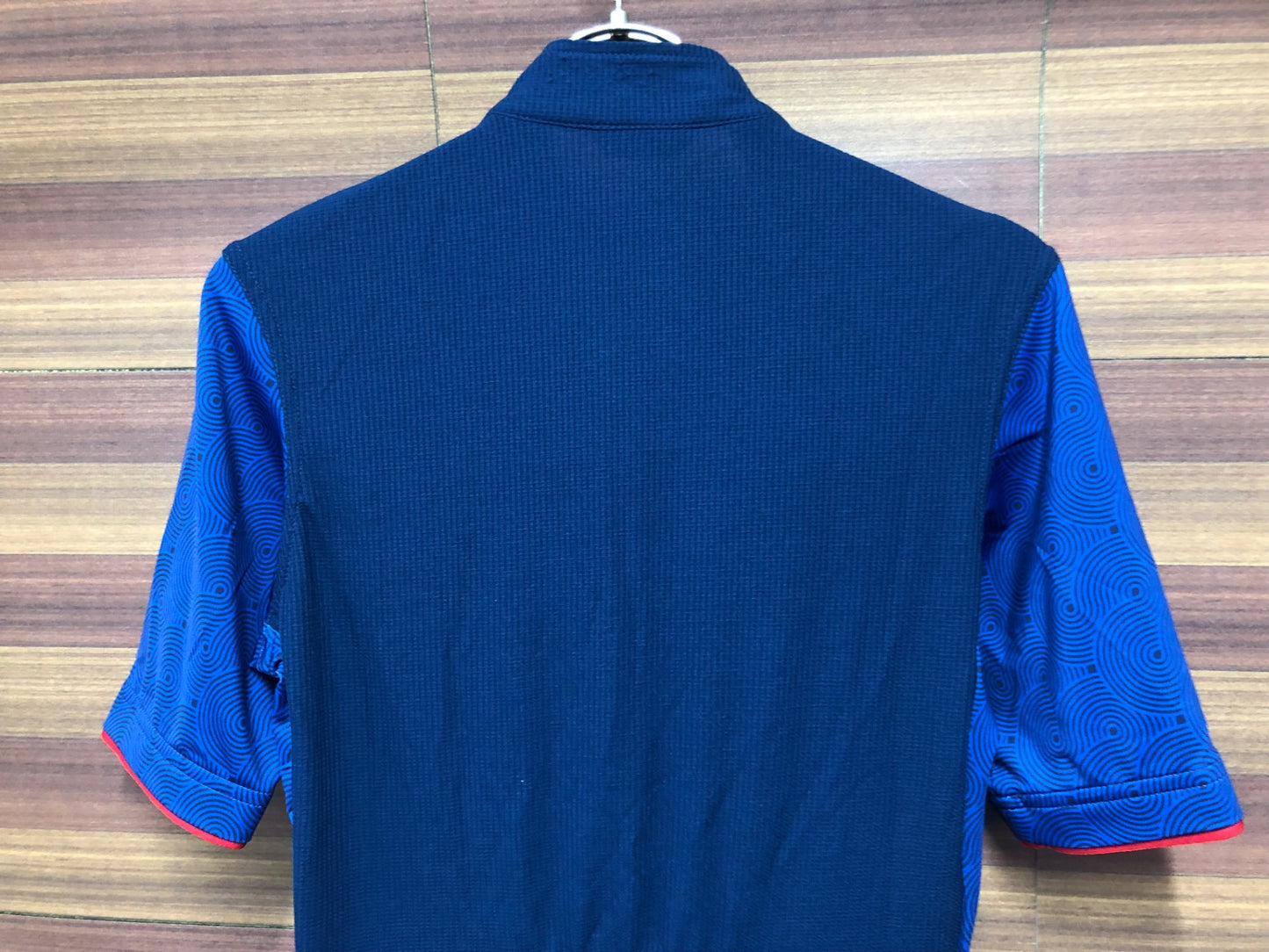 IQ739 イザドア Isadore 半袖 サイクルジャージ 紺 赤 XS