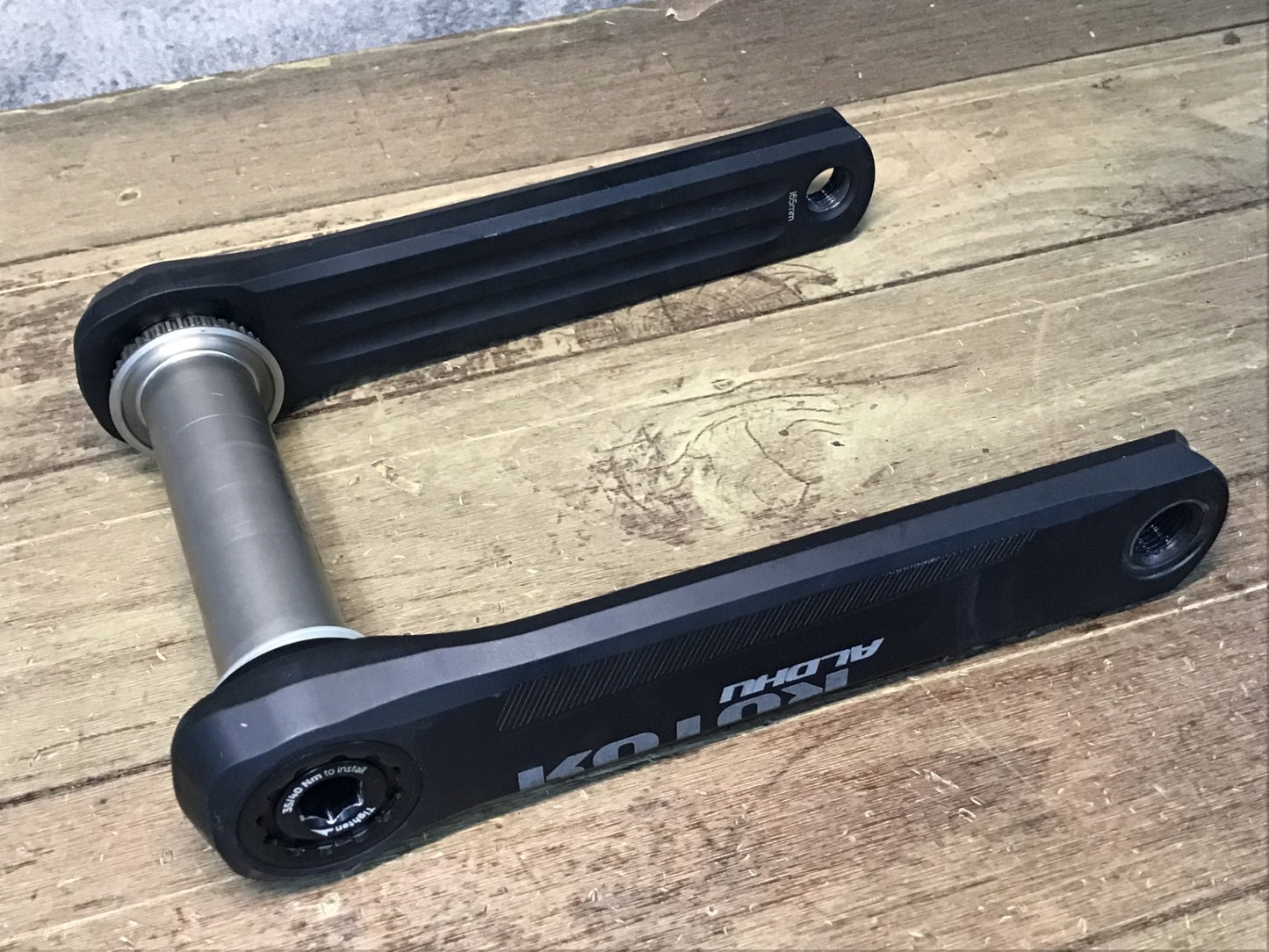 JB180 ローター ROTOR ALDHU24 クランクアーム 165mm 24mm ROAD AXLE付属