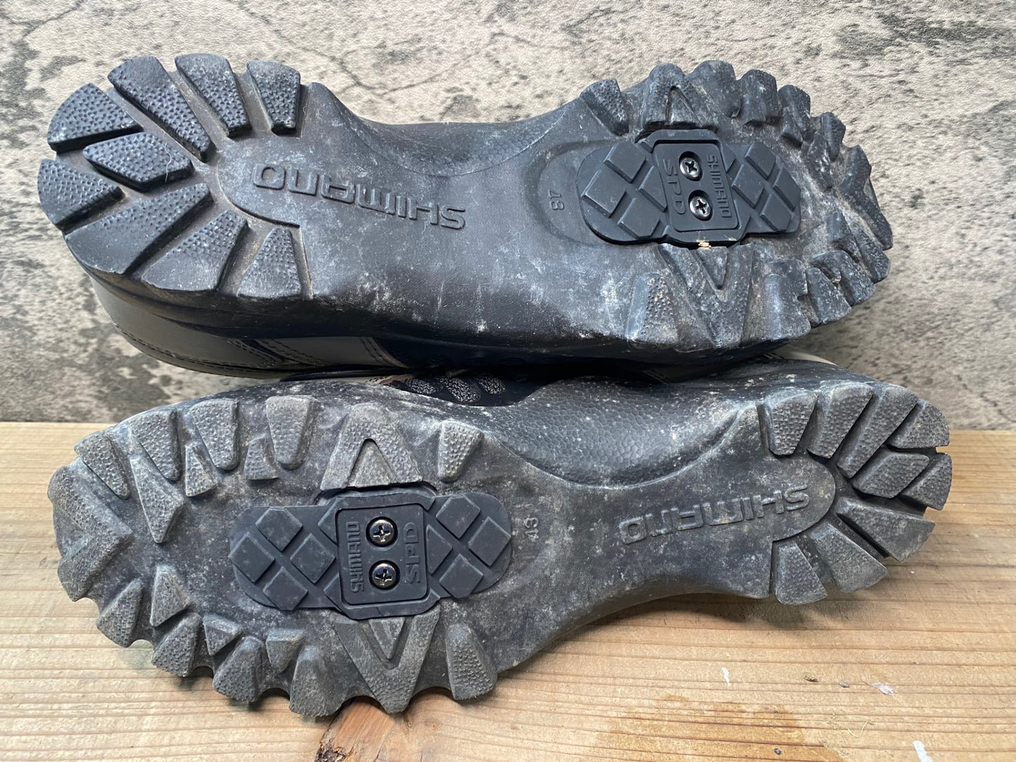 IM522 シマノ SHIMANO SH-M058 MTB ビンディングシューズ 茶 SPD EU43