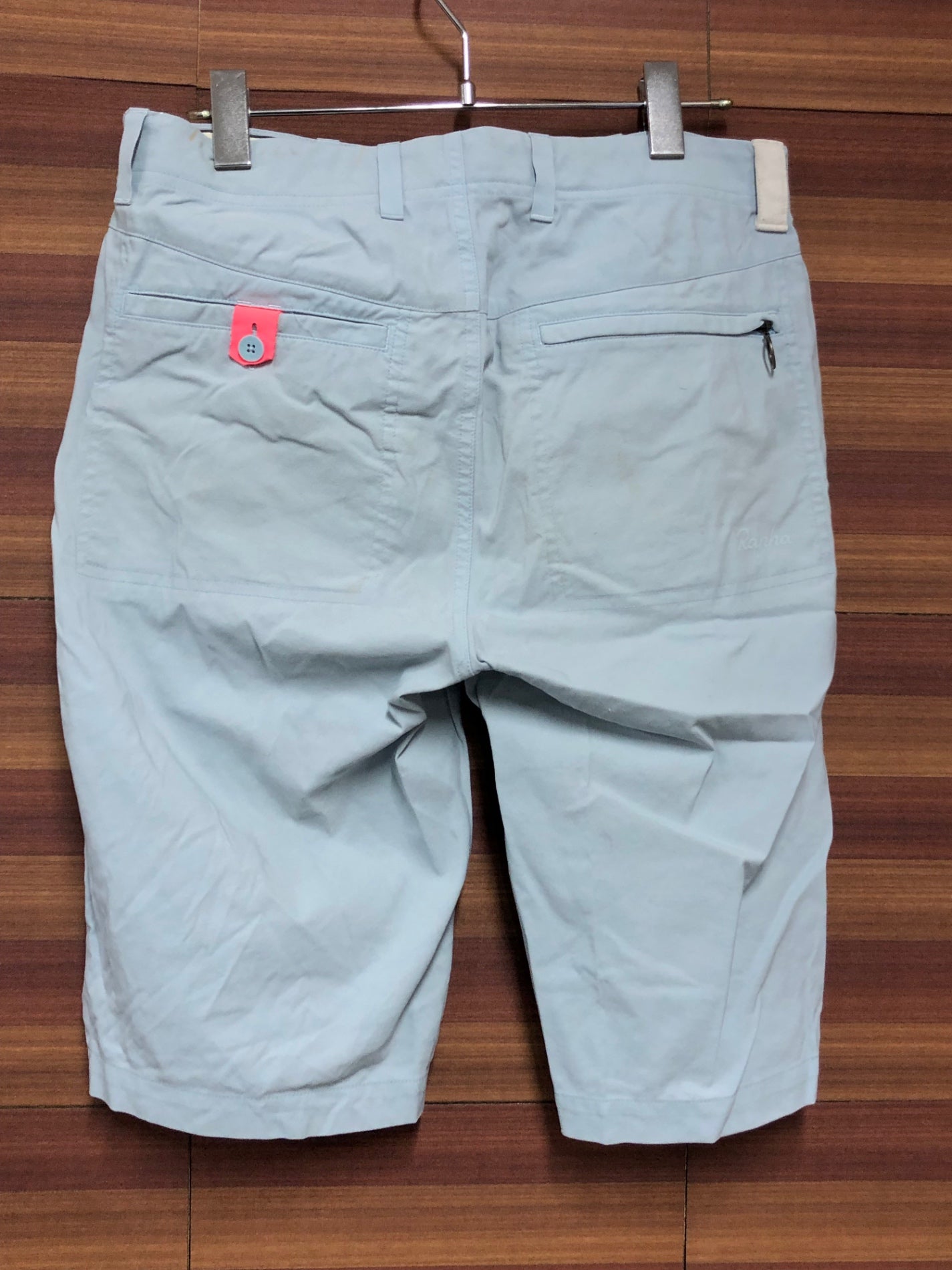 IO144 ラファ Rapha RANDONEE SHORTS サイクルパンツ 水色 32 汚れあり