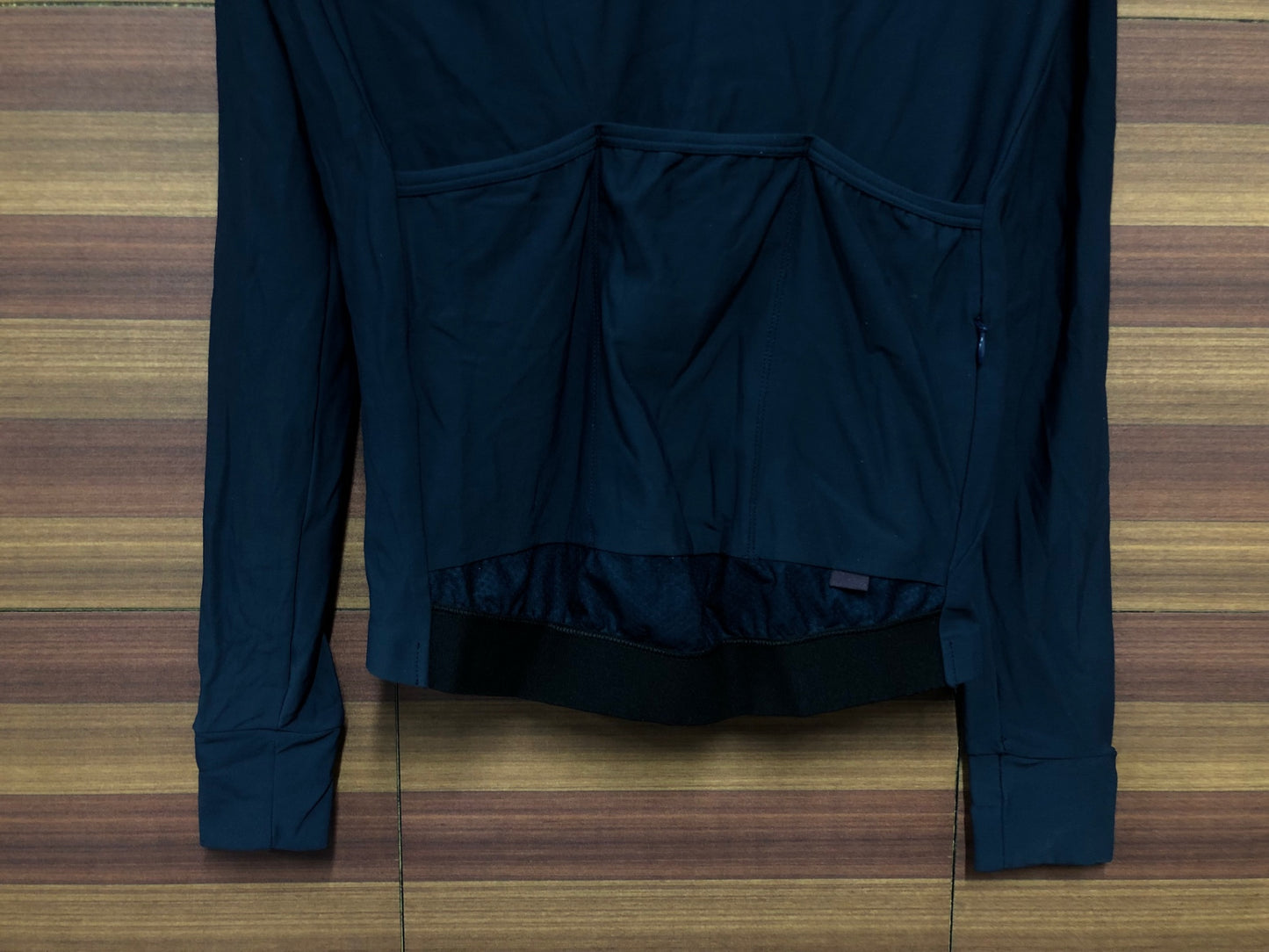 IM204 パスノーマルスタジオ PAS NORMAL STUDIOS 長袖 サイクルジャージ 紺 S 裏起毛