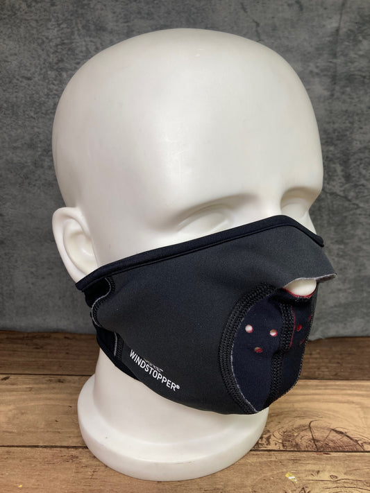 IQ159 カステリ CASTELLI フェイスマスク 黒 裏起毛 GORE WINDSTOPPER