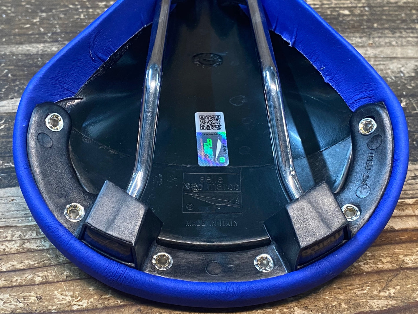 IW312 サンマルコ SAN MARCO リーガル REGAL サドル 青 未使用