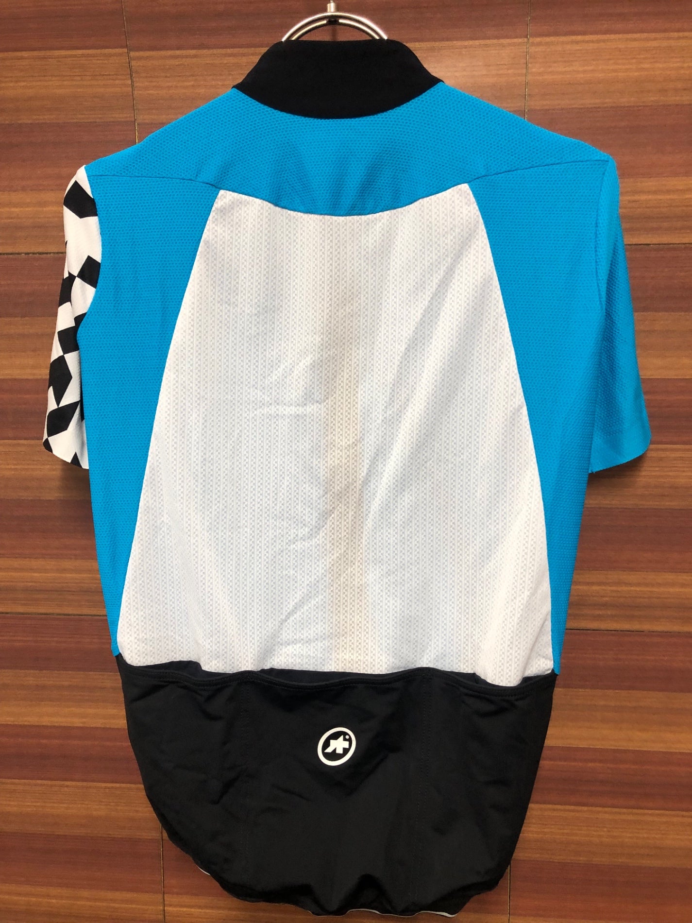 IQ700 アソス Assos 5S EQUIPE SLIM FIT RACING EVO8 半袖 サイクルジャージ 水 黒 S