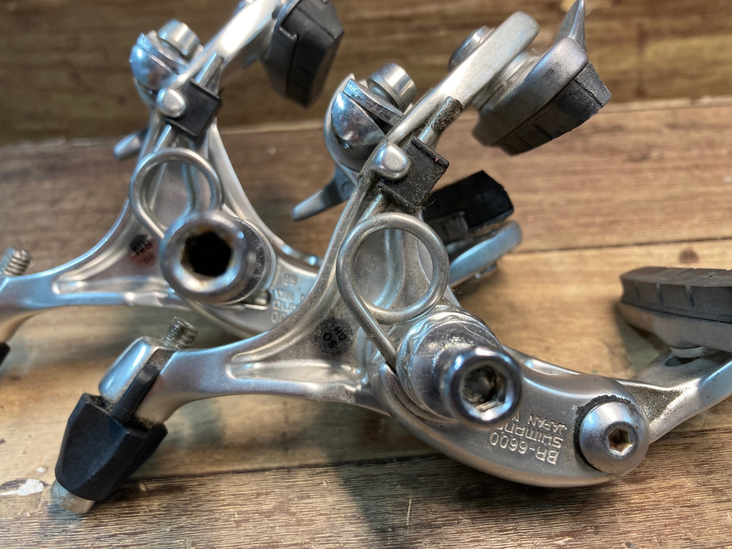 IM736 シマノ SHIMANO アルテグラ ULTEGRA BR-6600 キャリパーブレーキ 前後セット シルバー