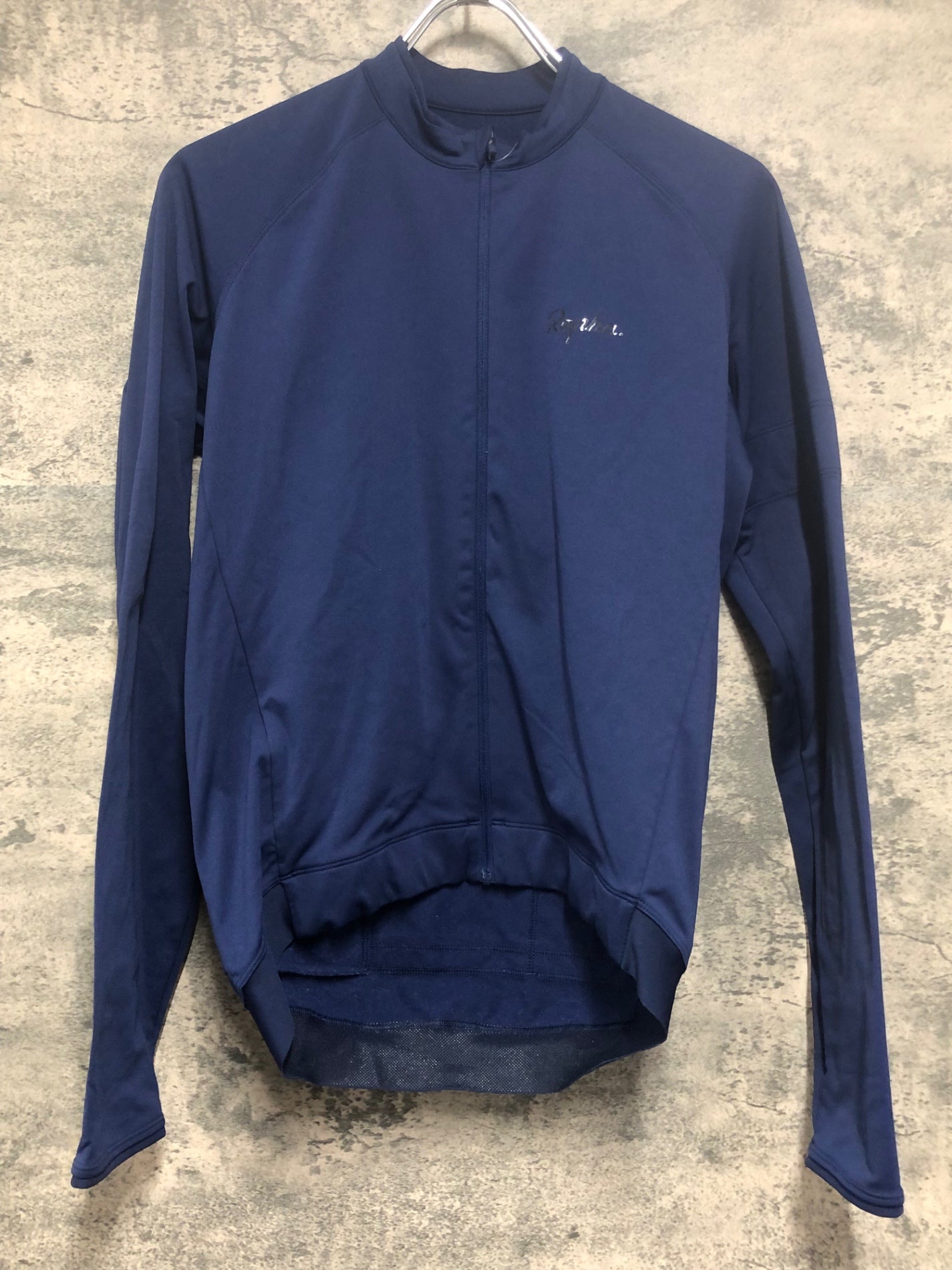 IV108 ラファ Rapha MEN'S LONG SLEEVE CORE JERSEY 長袖サイクルジャージ 紺 M